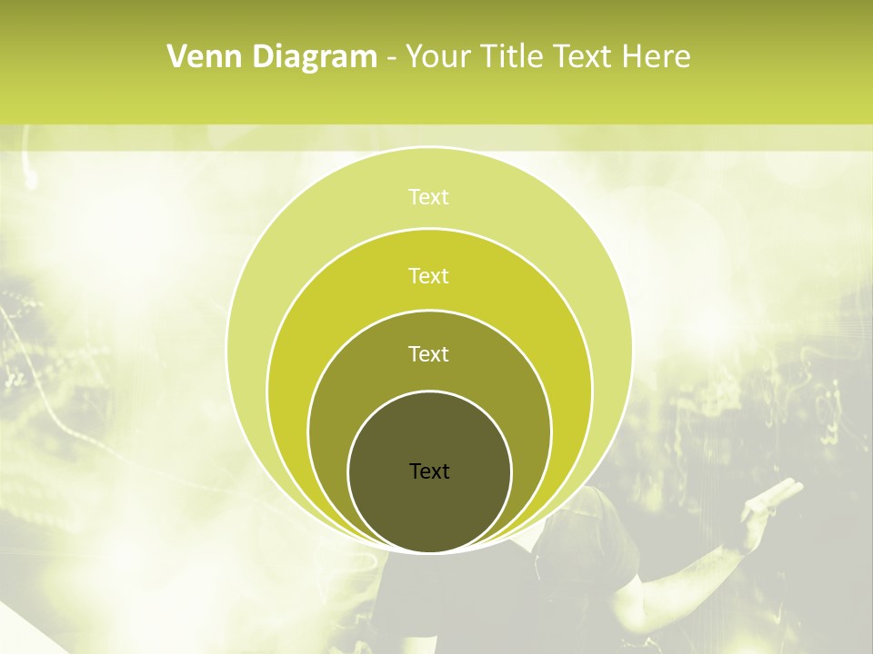 Electronic Headphones Club PowerPoint Template