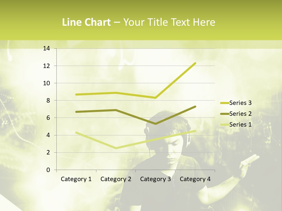 Electronic Headphones Club PowerPoint Template