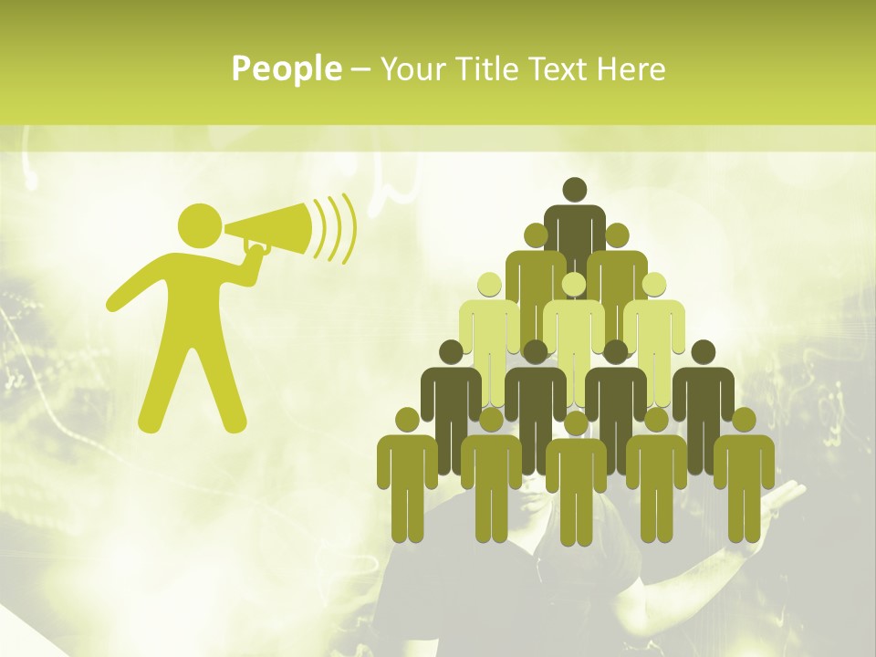 Electronic Headphones Club PowerPoint Template