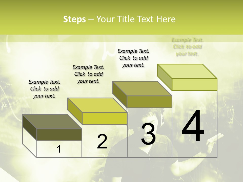 Electronic Headphones Club PowerPoint Template