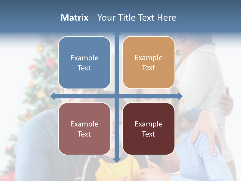 New White Decoration PowerPoint Template