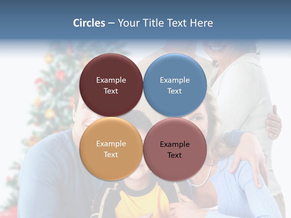 New White Decoration PowerPoint Template