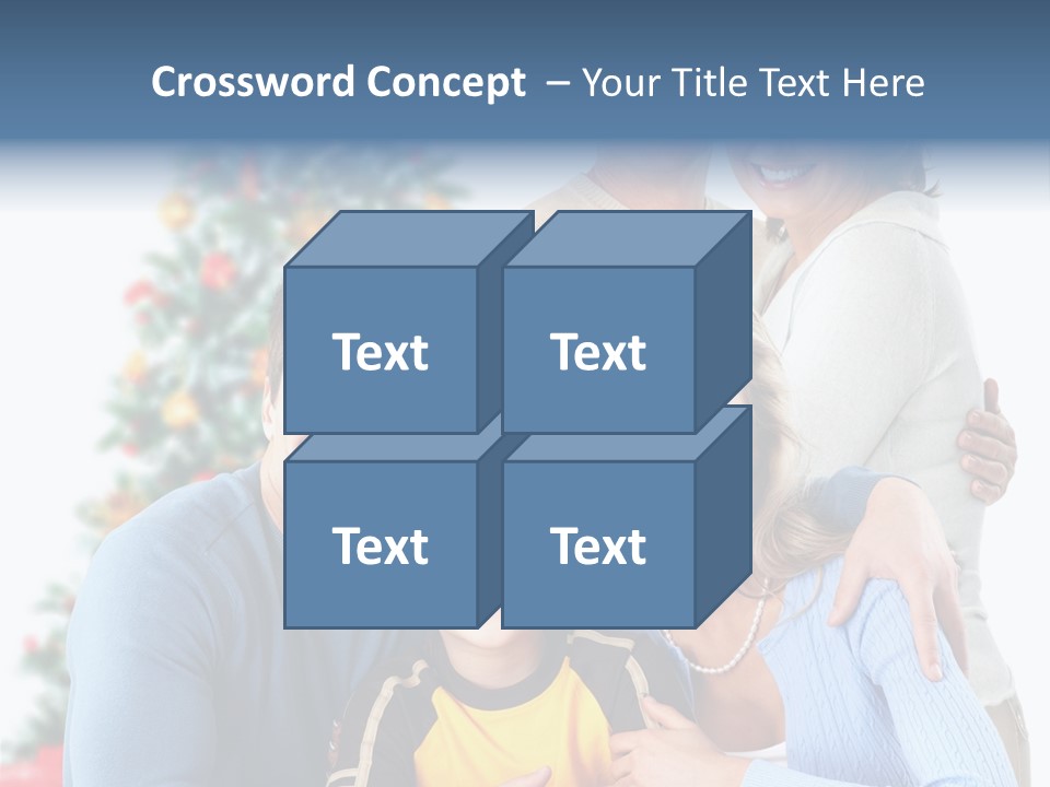 New White Decoration PowerPoint Template