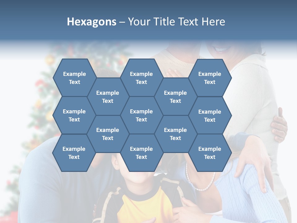 New White Decoration PowerPoint Template