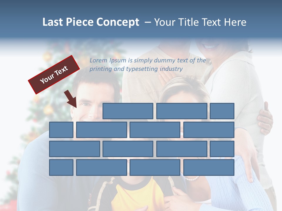 New White Decoration PowerPoint Template