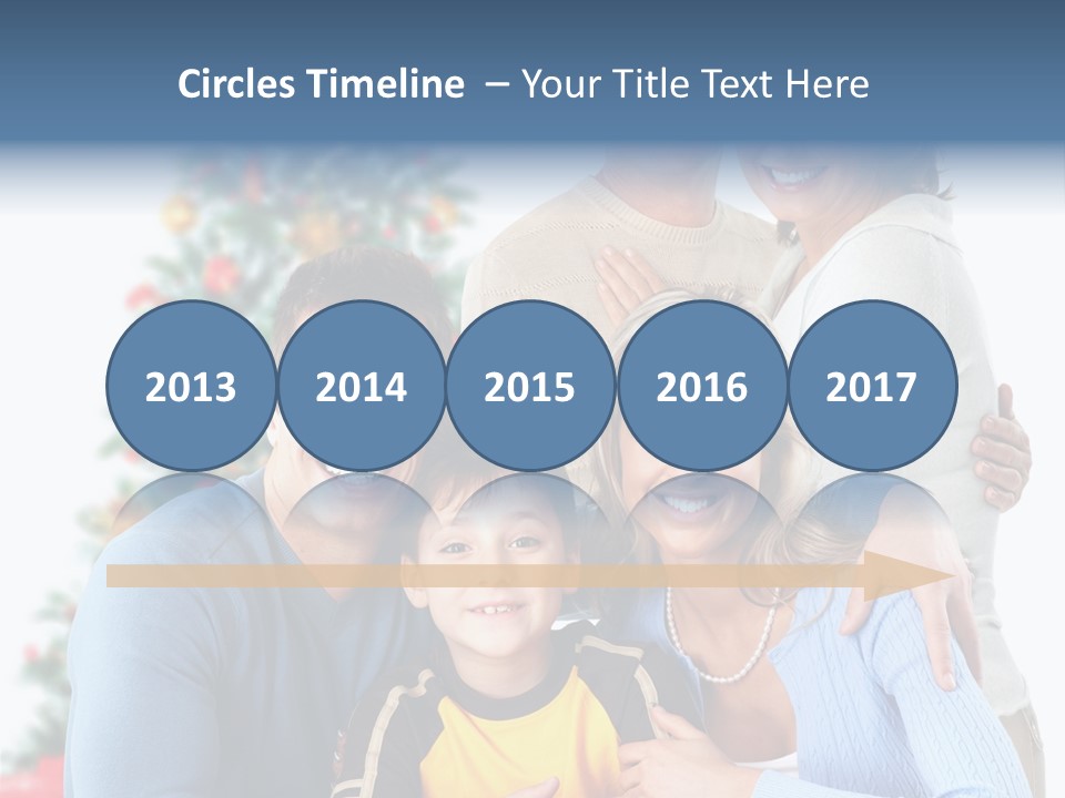 New White Decoration PowerPoint Template