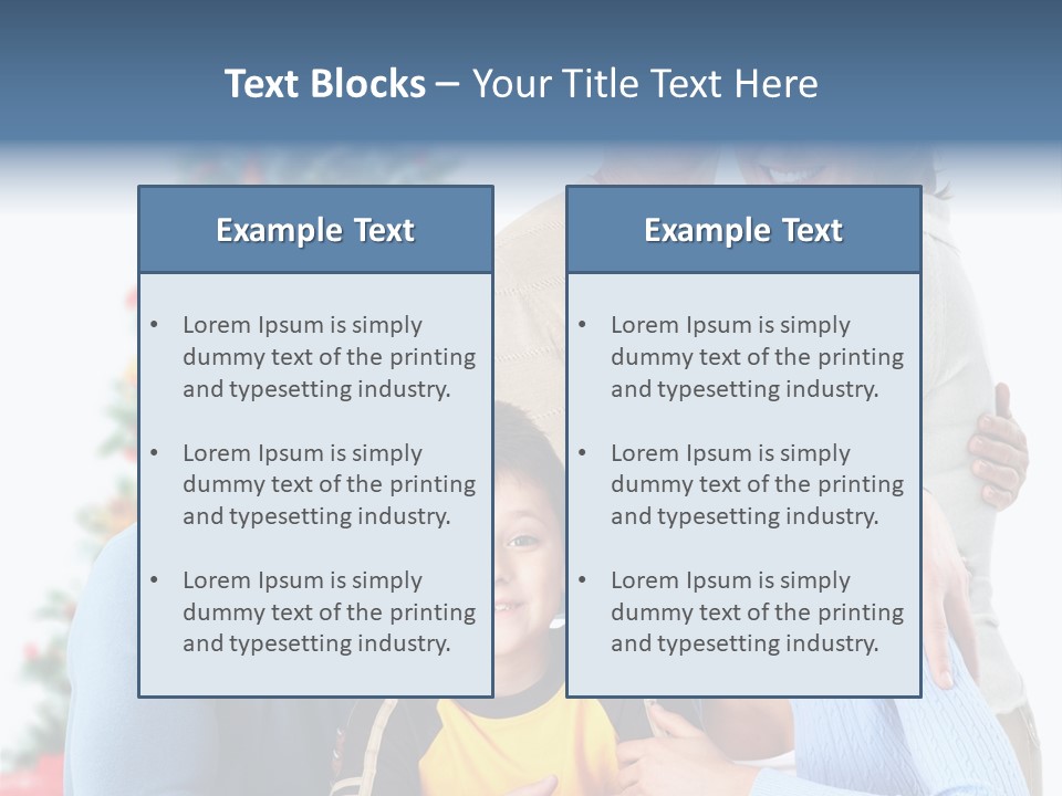New White Decoration PowerPoint Template