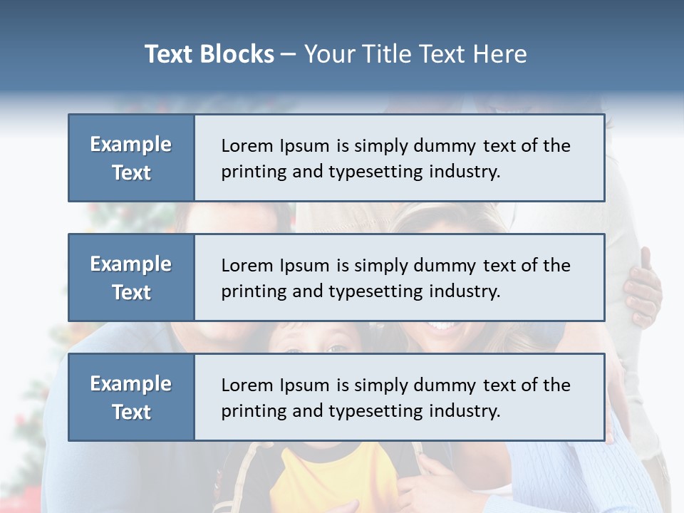 New White Decoration PowerPoint Template