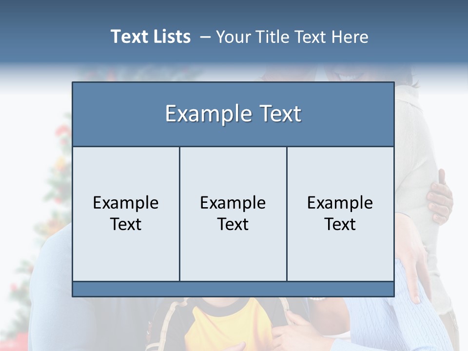 New White Decoration PowerPoint Template