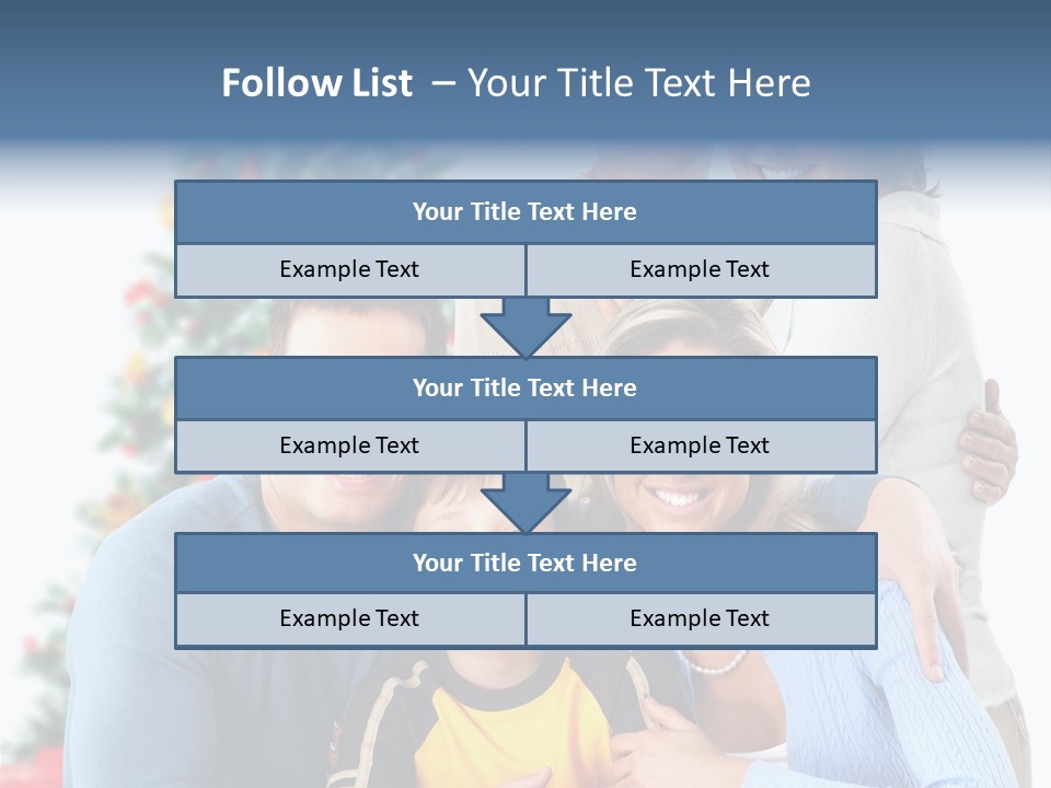 New White Decoration PowerPoint Template