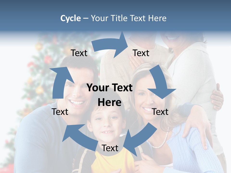 New White Decoration PowerPoint Template