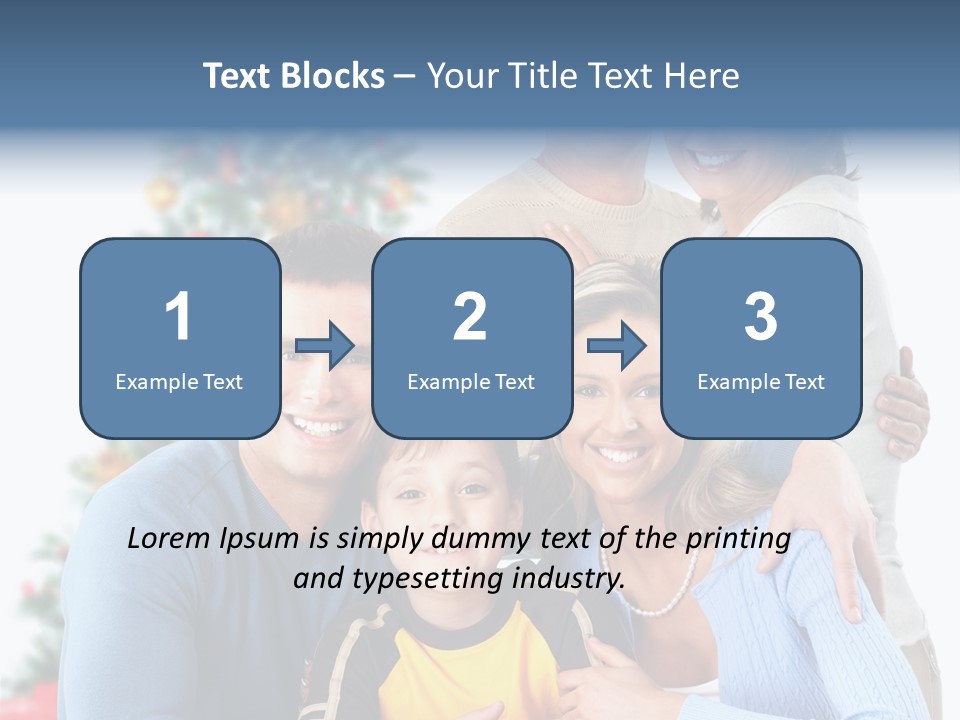 New White Decoration PowerPoint Template