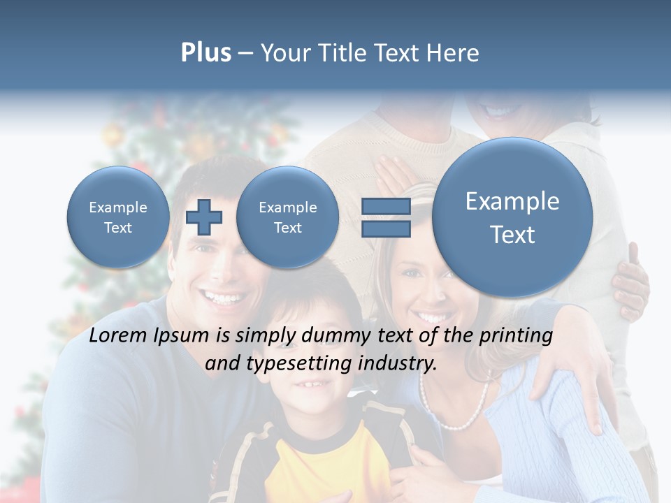 New White Decoration PowerPoint Template