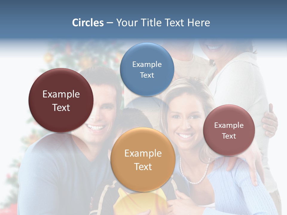 New White Decoration PowerPoint Template