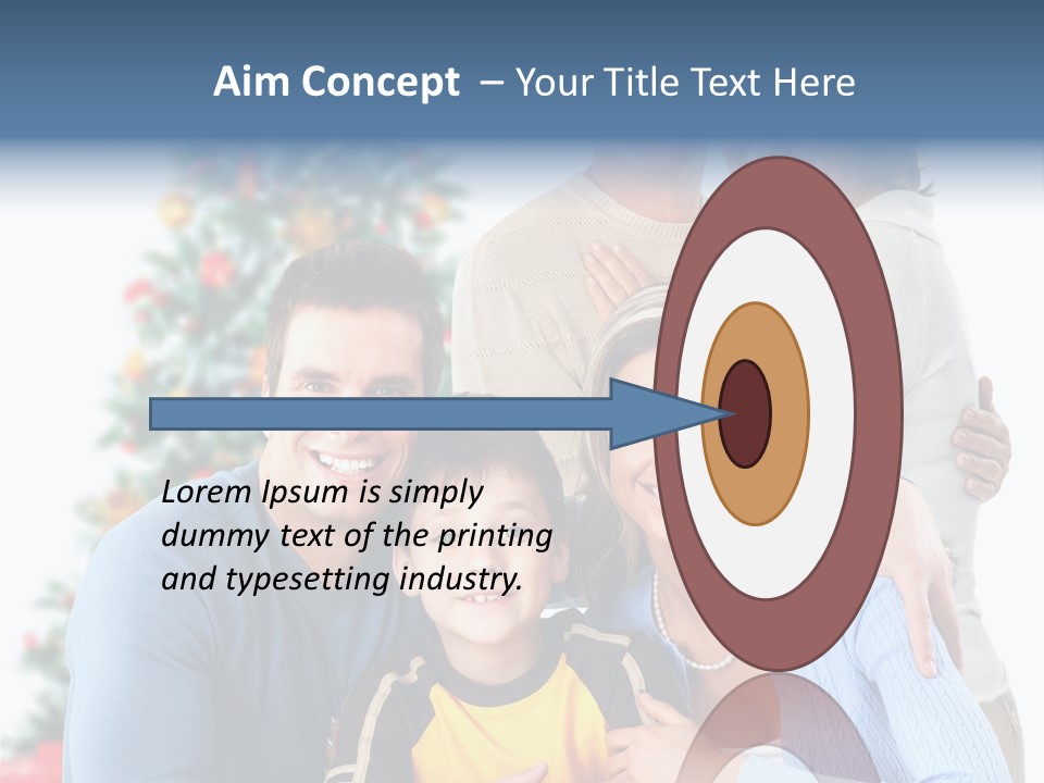 New White Decoration PowerPoint Template