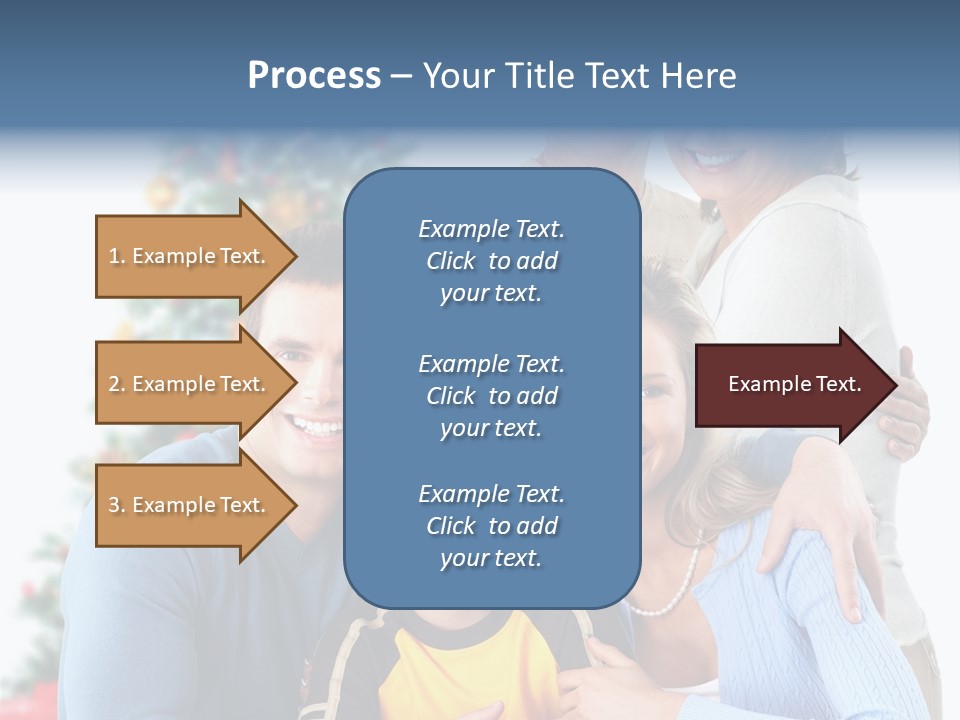 New White Decoration PowerPoint Template