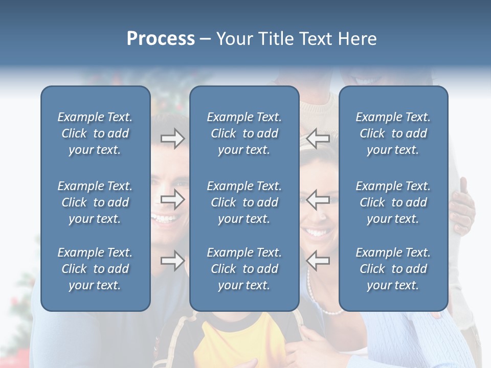 New White Decoration PowerPoint Template