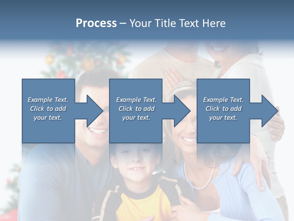 New White Decoration PowerPoint Template