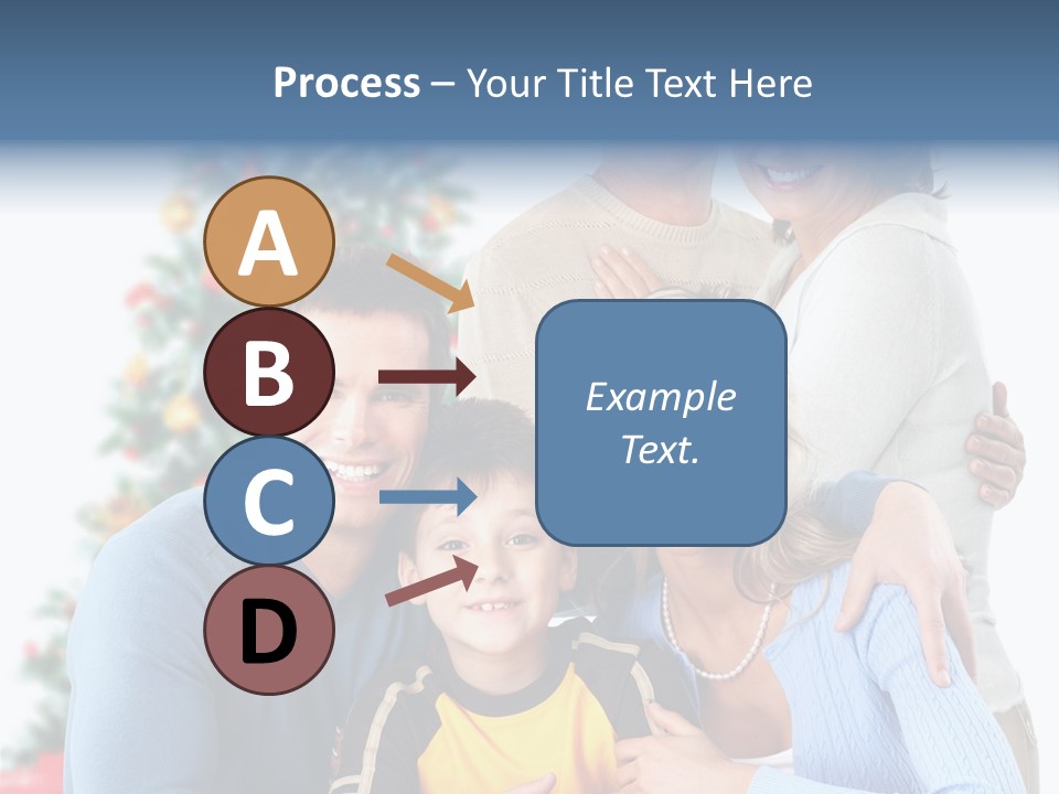 New White Decoration PowerPoint Template