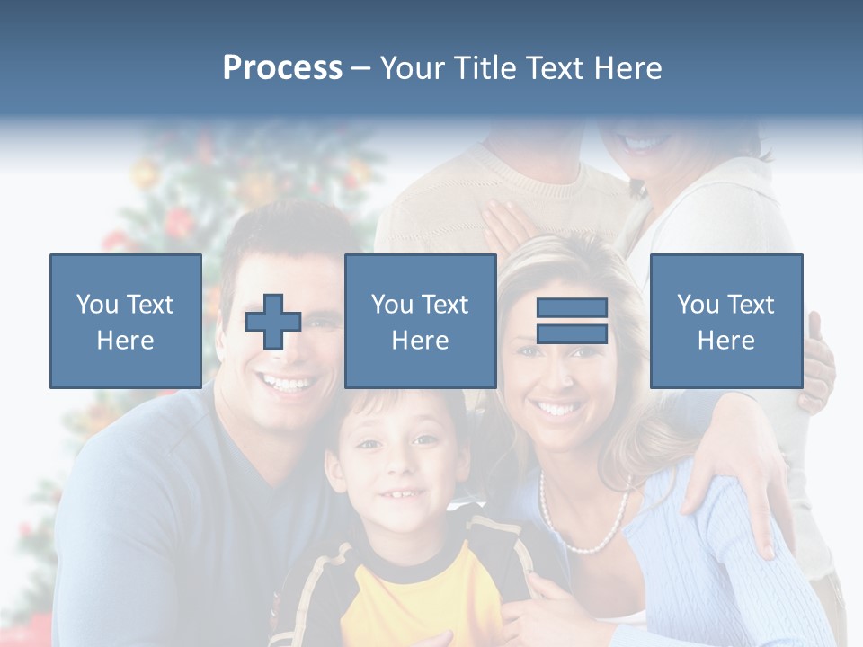 New White Decoration PowerPoint Template