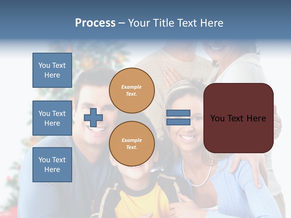 New White Decoration PowerPoint Template