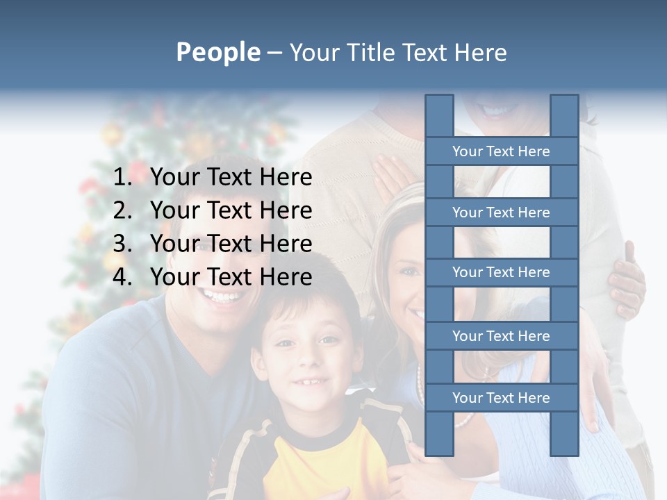 New White Decoration PowerPoint Template
