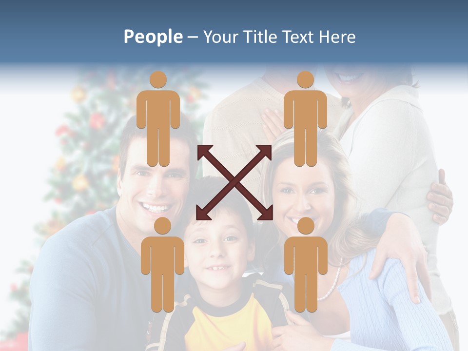 New White Decoration PowerPoint Template