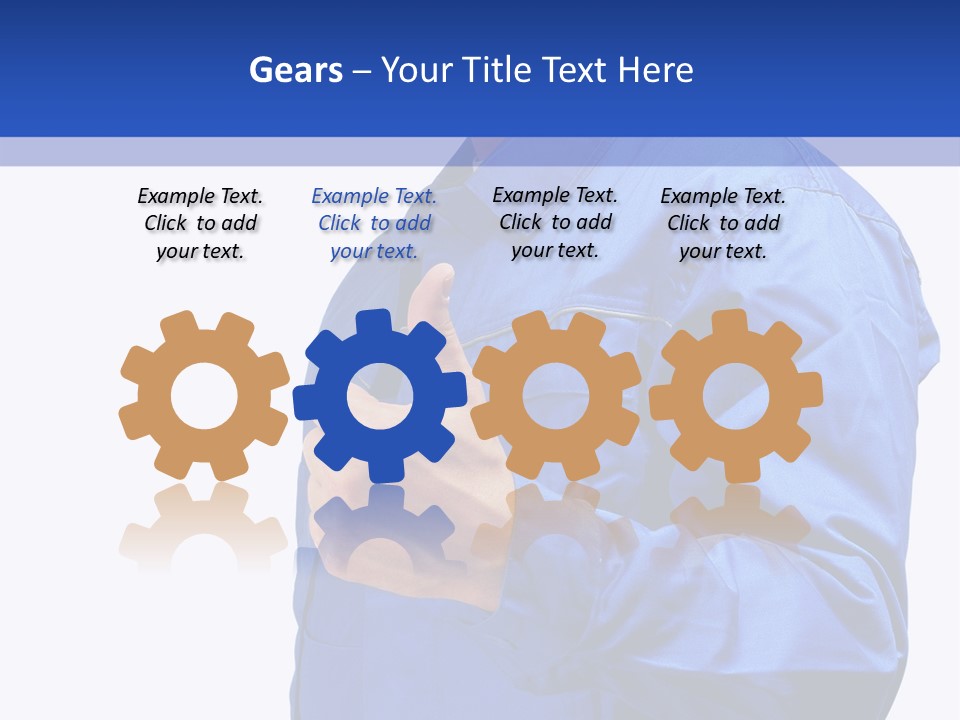 Thumbsup Worker One PowerPoint Template