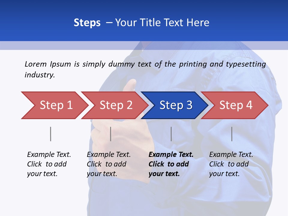 Thumbsup Worker One PowerPoint Template