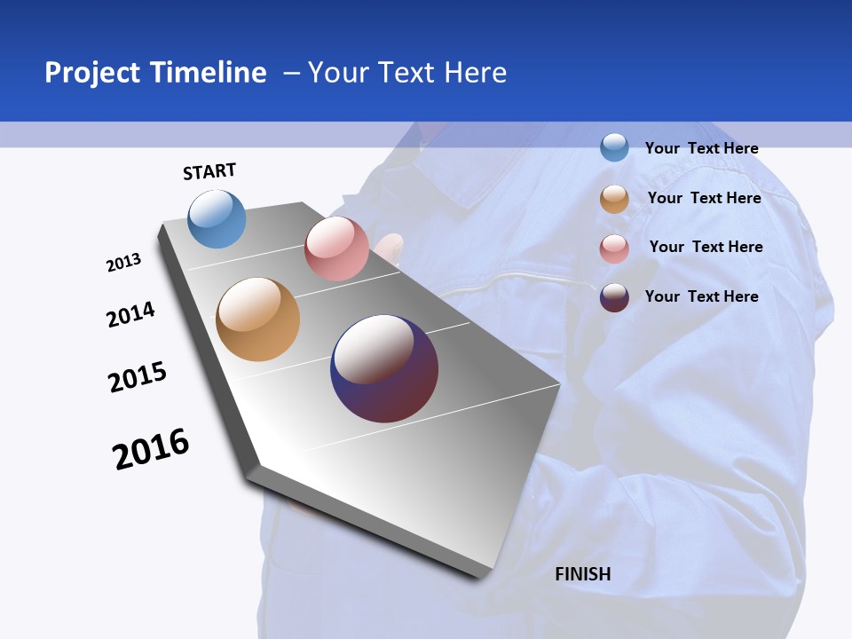 Thumbsup Worker One PowerPoint Template