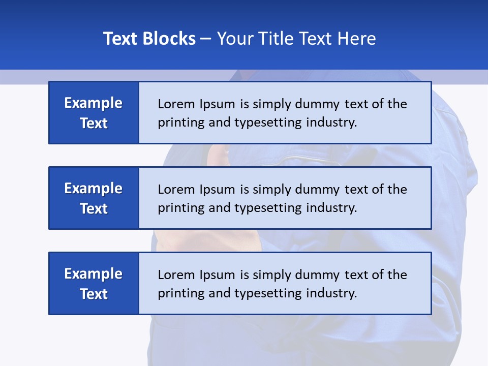 Thumbsup Worker One PowerPoint Template