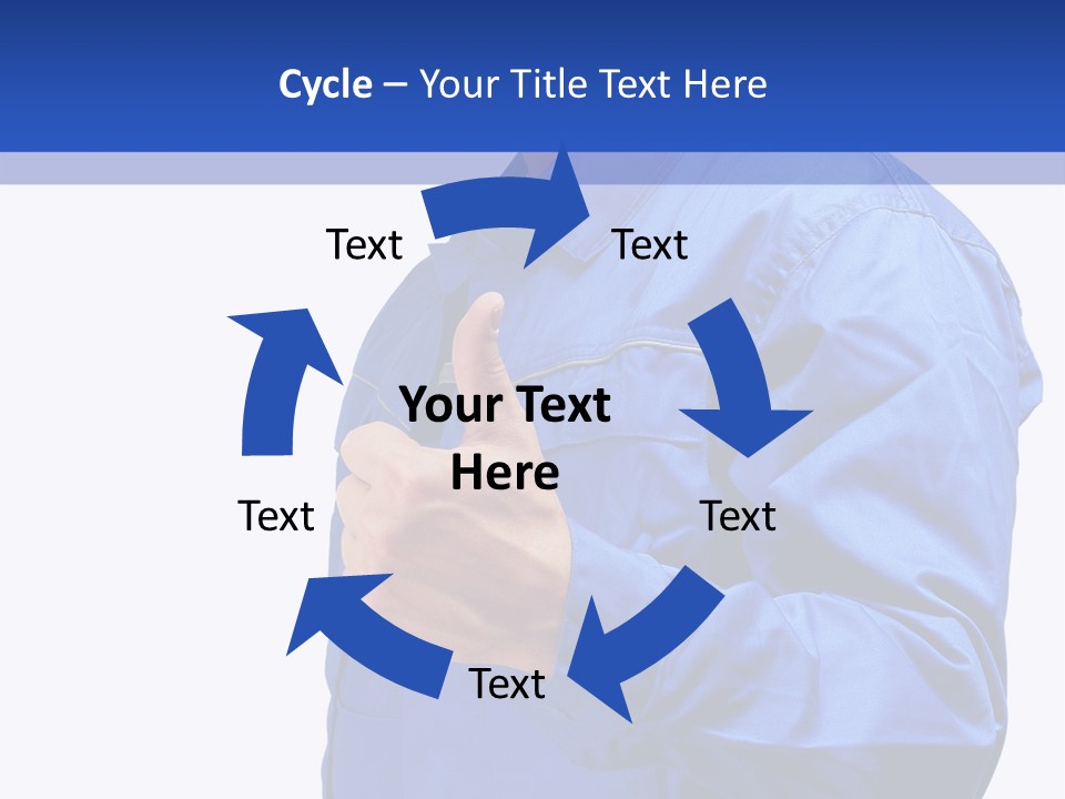Thumbsup Worker One PowerPoint Template