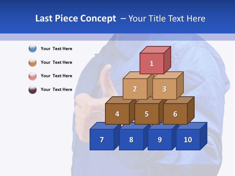 Thumbsup Worker One PowerPoint Template