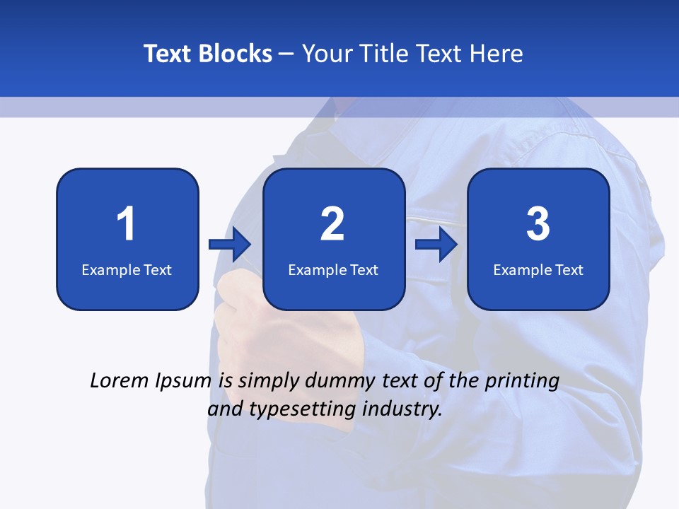 Thumbsup Worker One PowerPoint Template