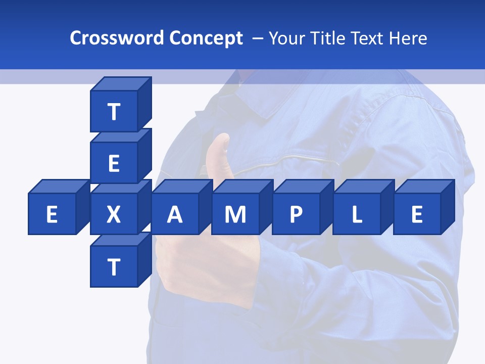 Thumbsup Worker One PowerPoint Template
