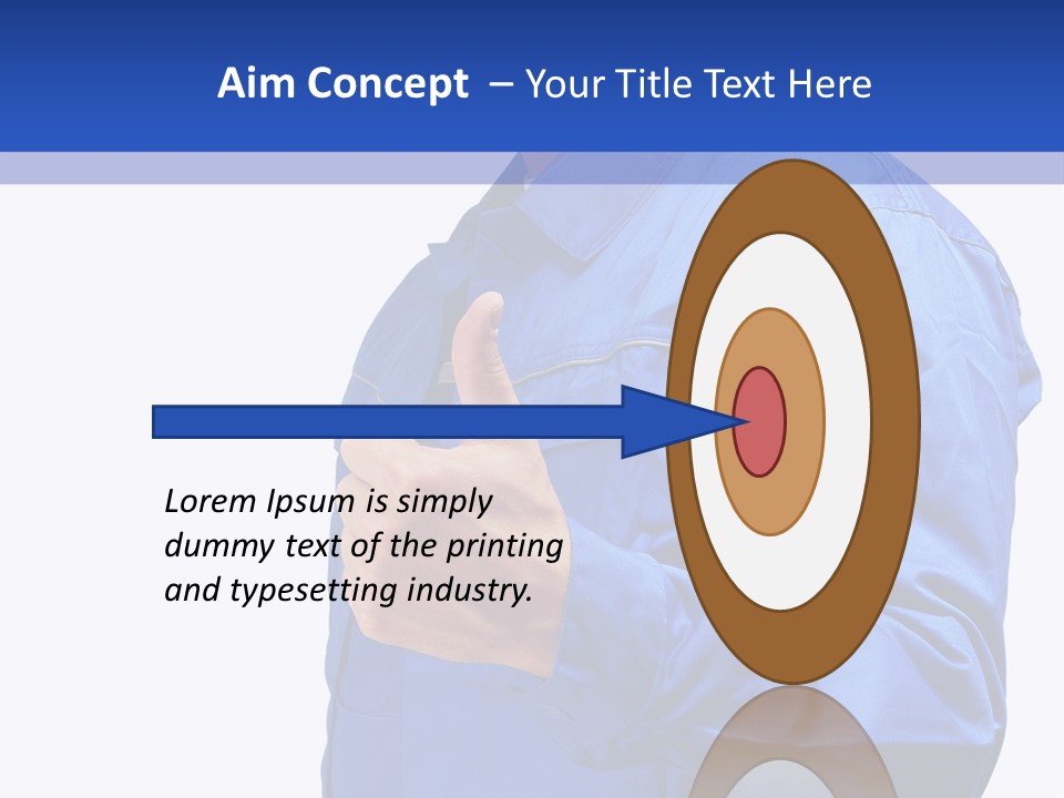 Thumbsup Worker One PowerPoint Template
