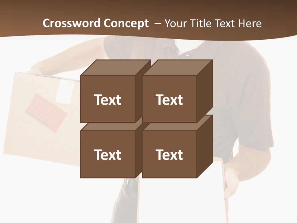 Box Sign Message PowerPoint Template