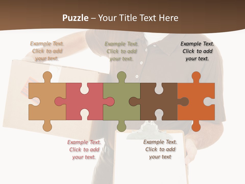 Box Sign Message PowerPoint Template