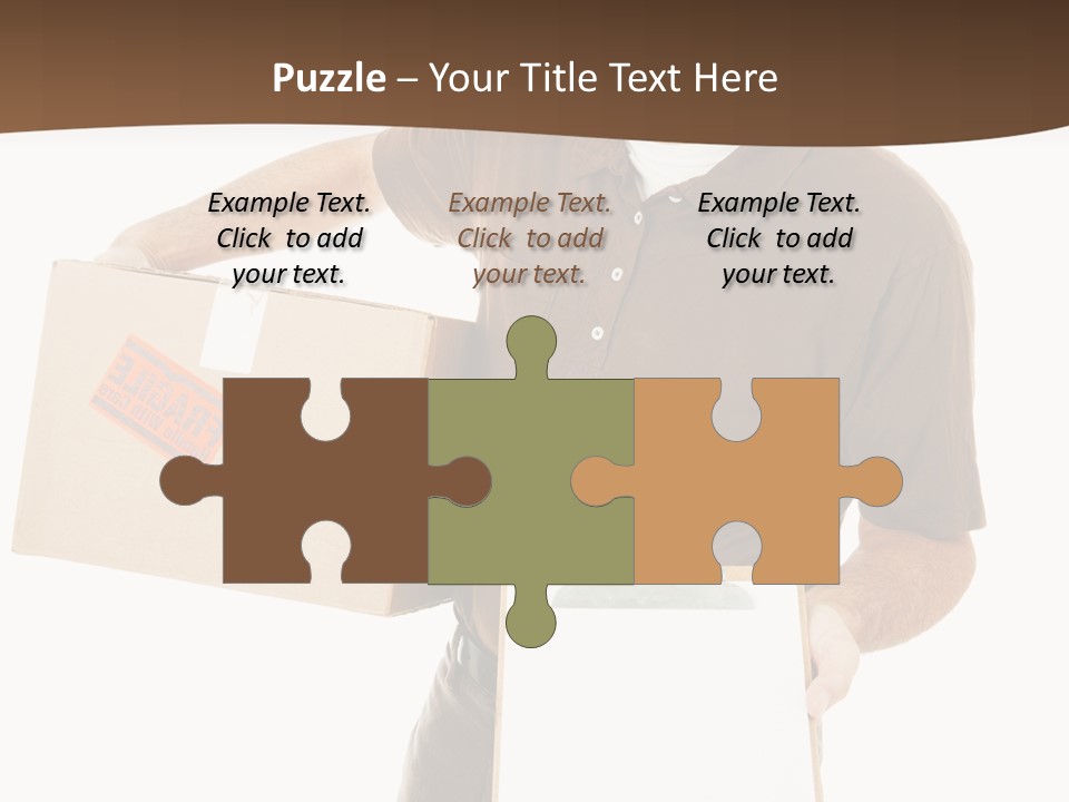 Box Sign Message PowerPoint Template