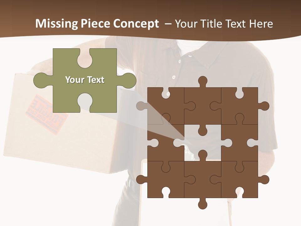 Box Sign Message PowerPoint Template