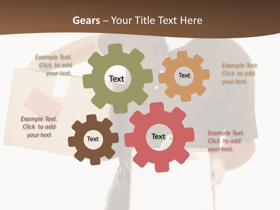 Box Sign Message PowerPoint Template