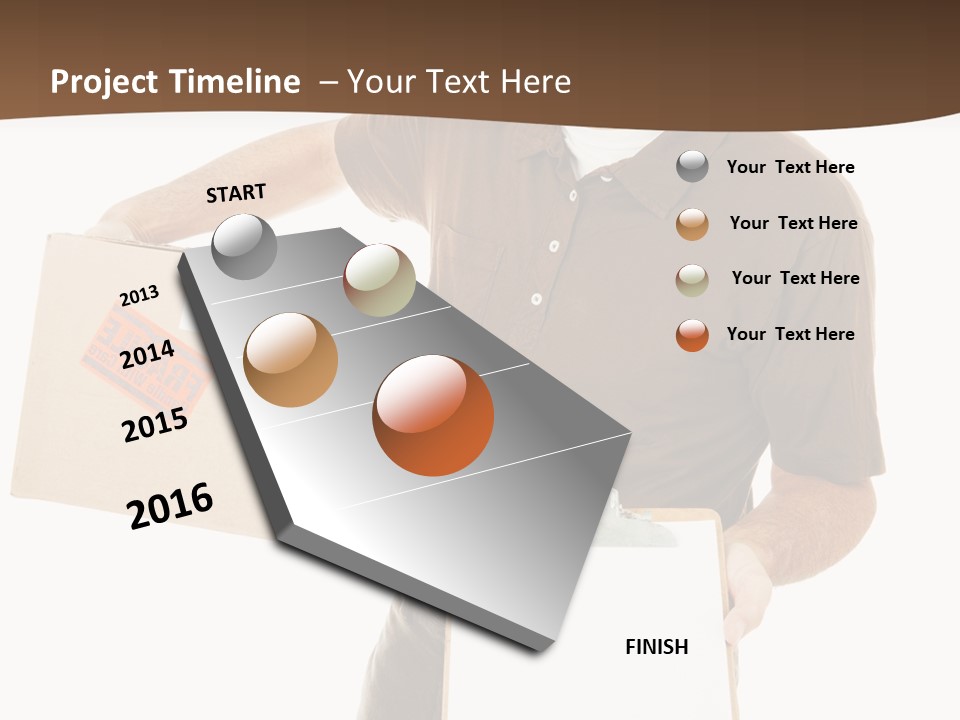 Box Sign Message PowerPoint Template