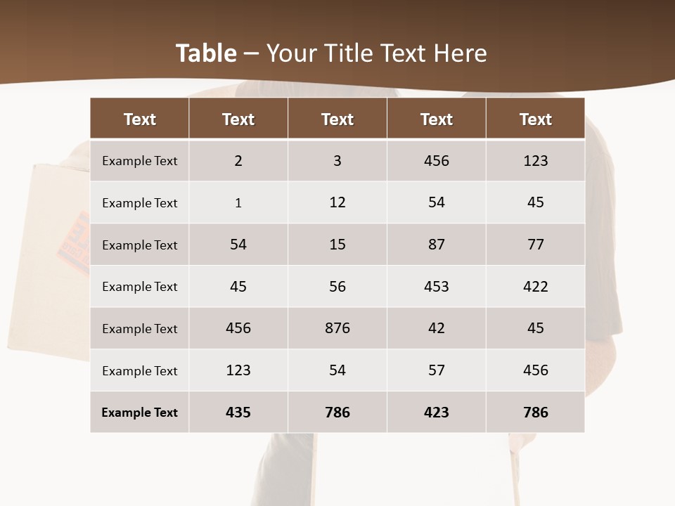 Box Sign Message PowerPoint Template