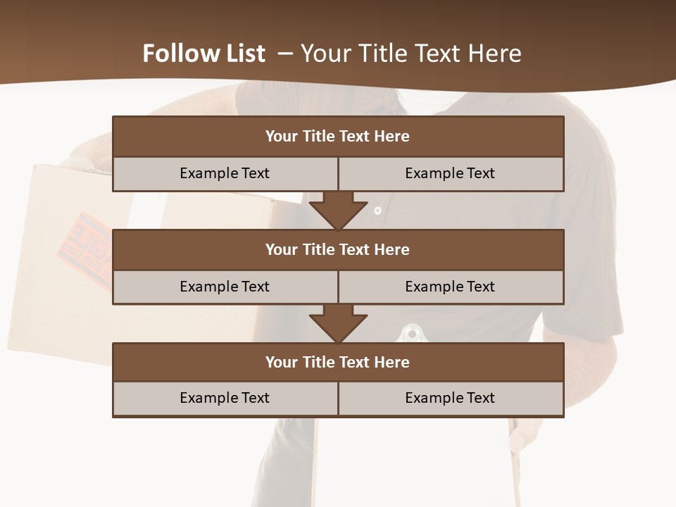 Box Sign Message PowerPoint Template