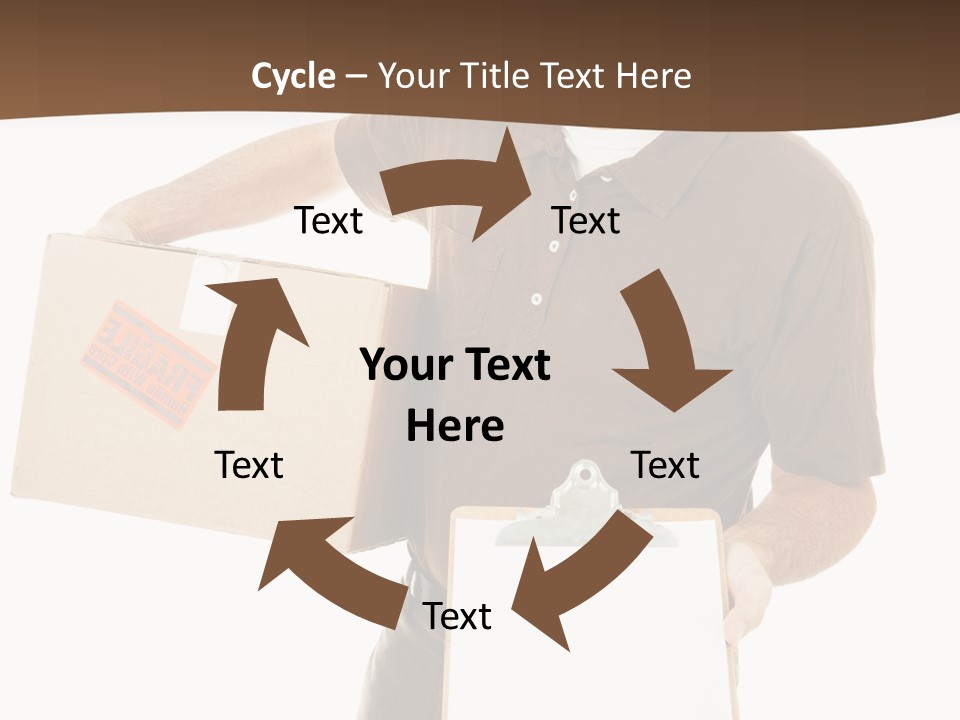 Box Sign Message PowerPoint Template
