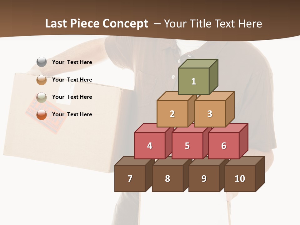 Box Sign Message PowerPoint Template