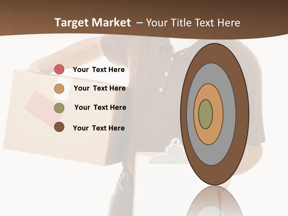 Box Sign Message PowerPoint Template