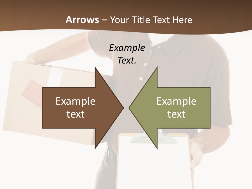 Box Sign Message PowerPoint Template