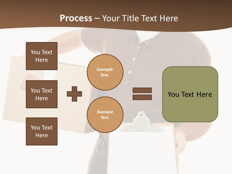 Box Sign Message PowerPoint Template