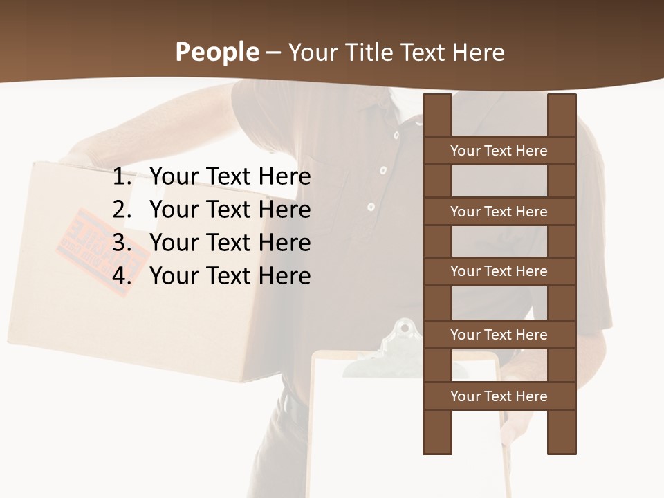 Box Sign Message PowerPoint Template
